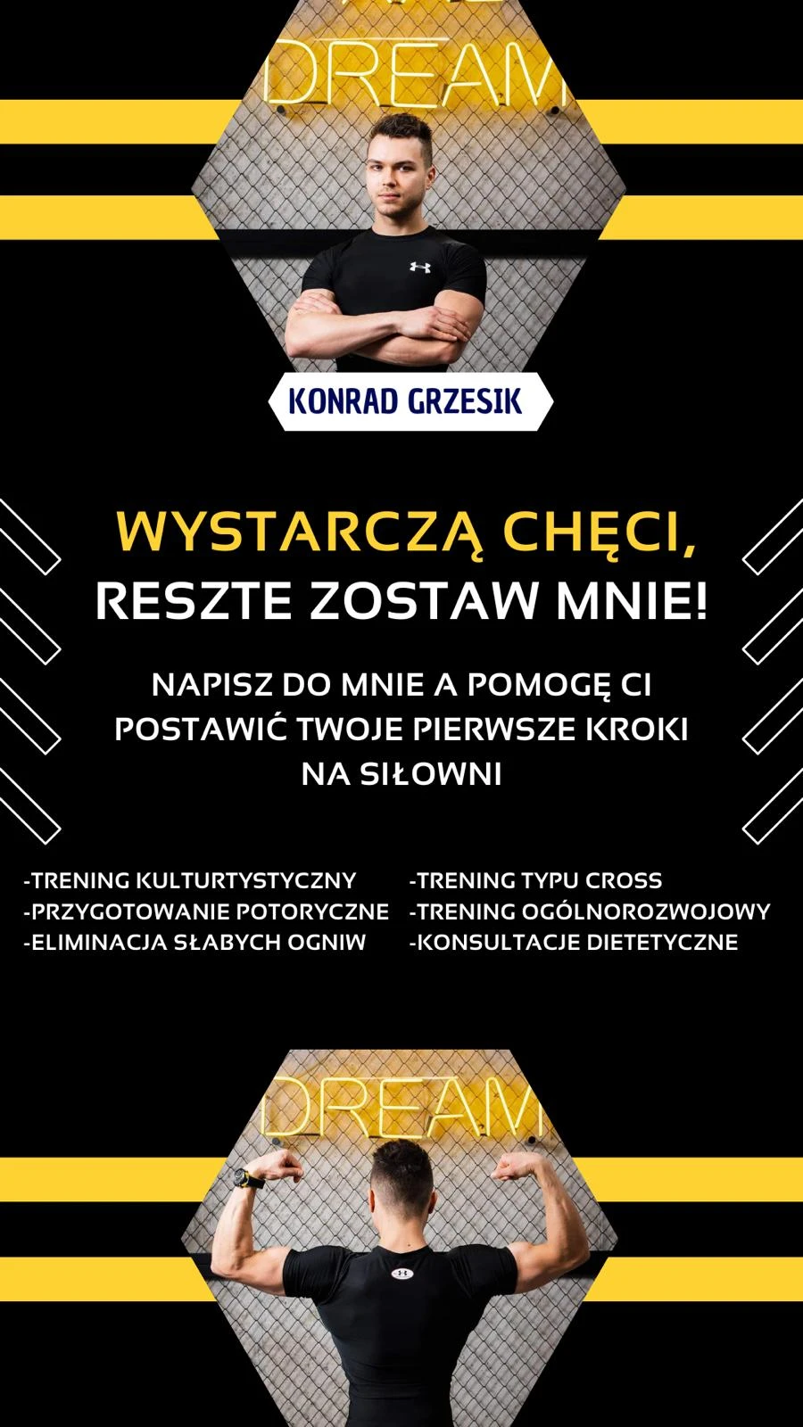 Moja oferta treningu personalnego na siłowni My Fitness Place przy Mogilskiej 97.